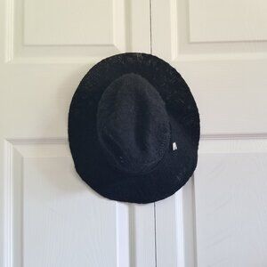 Vince Camuto Women's Hat OS Black Panama Adjustable Beach Sun
